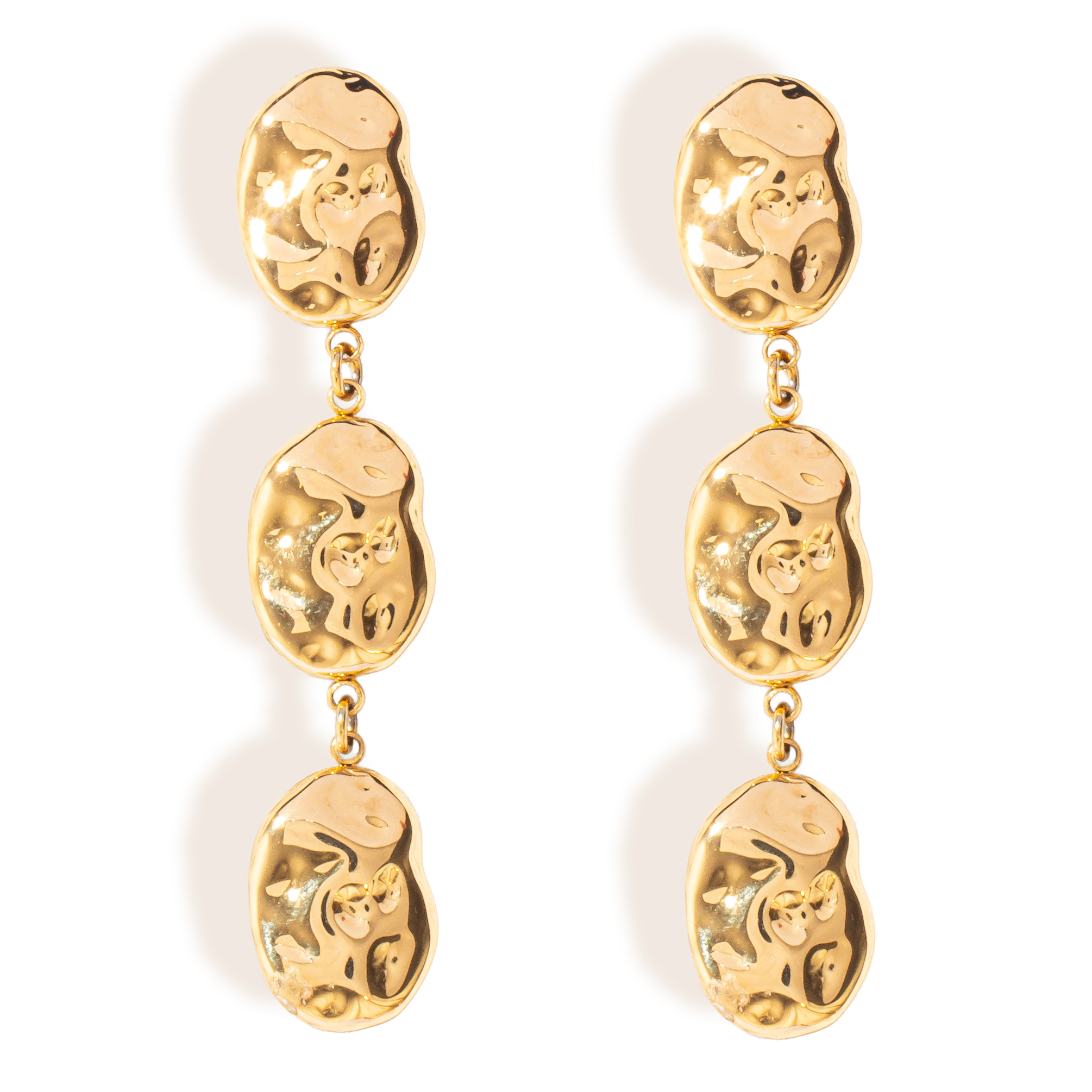 UNSHAPED DANGLE EARRINGS